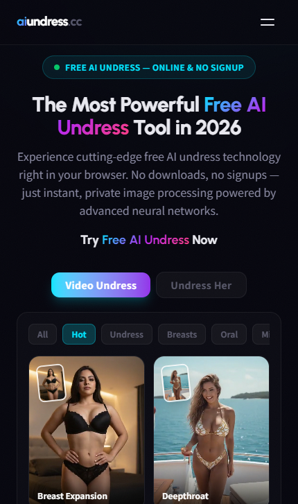 AIUndress mobile screenshot