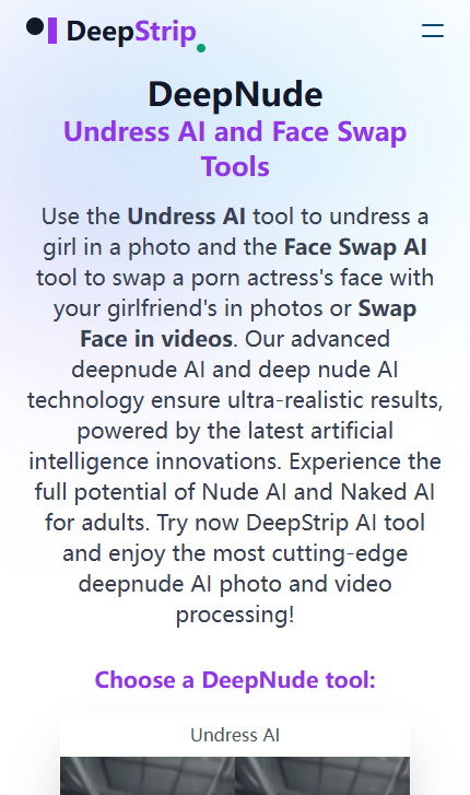 DeepStrip mobile screenshot