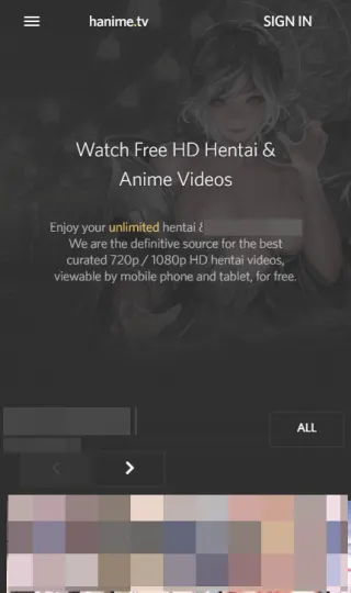 hanime mobile screenshot