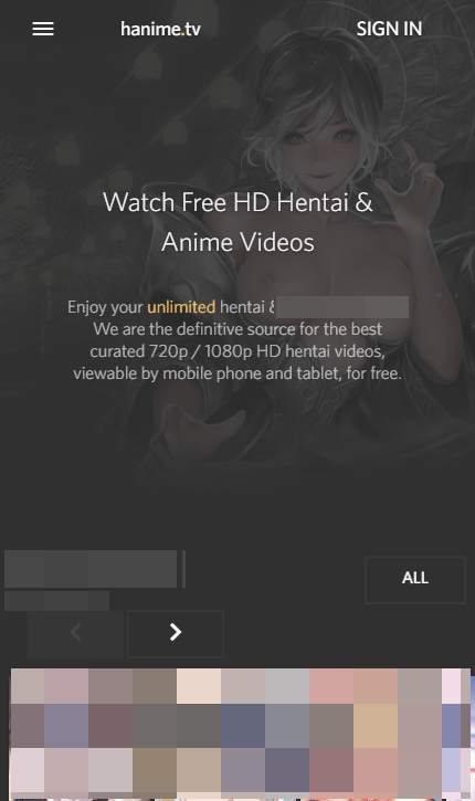 hanime mobile screenshot