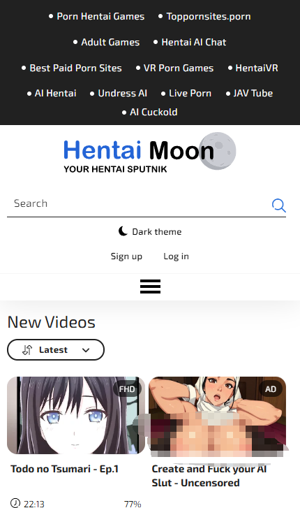 Hentai-Moon mobile screenshot