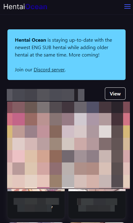 HentaiOcean mobile screenshot