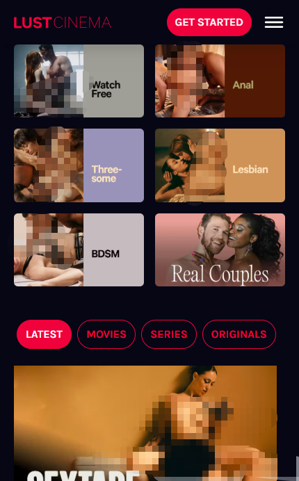LustCinema mobile screenshot