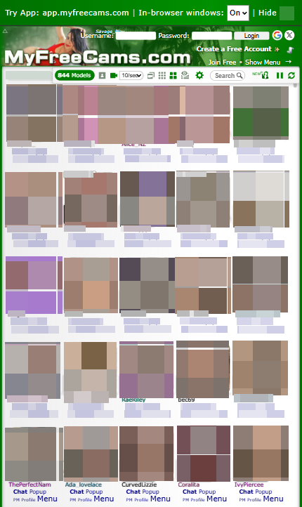 MyFreeCams mobile screenshot