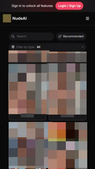 nudeai mobile screenshot