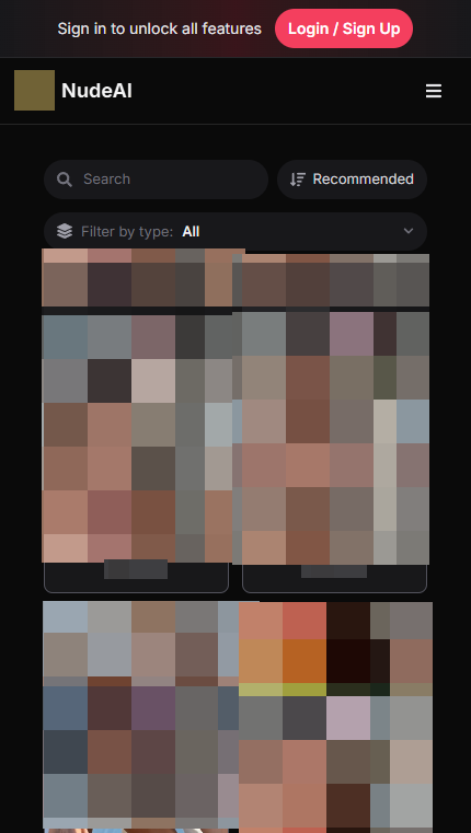 nudeai mobile screenshot