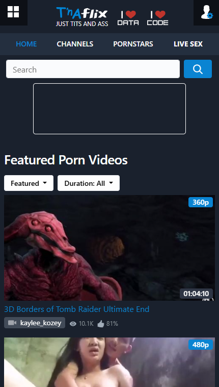 TNAFlix mobile screenshot