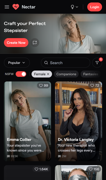 TryNectar mobile screenshot