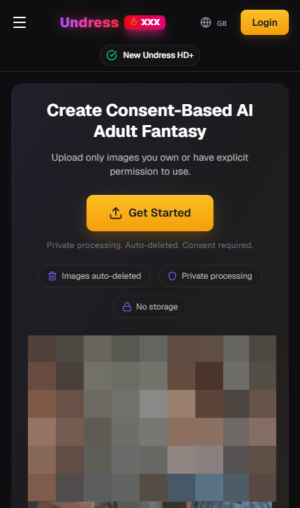 Undress mobile screenshot