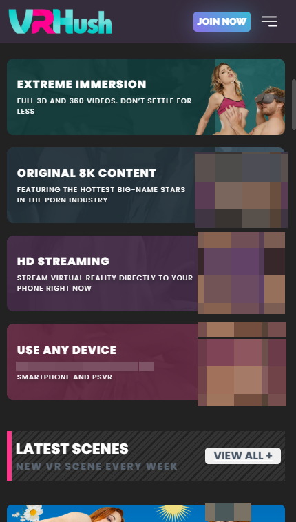 VRHush mobile screenshot