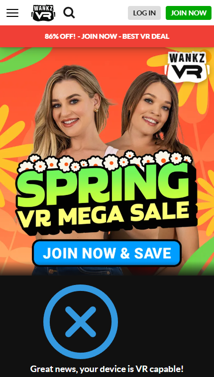 WankzVR mobile screenshot