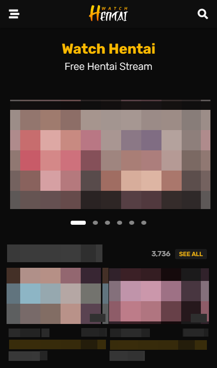 WatchHentai mobile screenshot