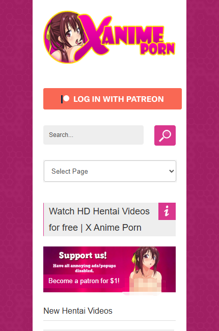 XAnimePorn mobile screenshot