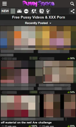 PussySpace mobile screenshot