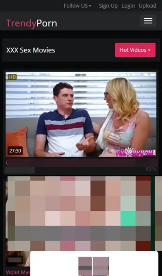 trendyporn mobile screenshot